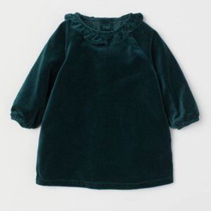 NWT H&M Cotton Velvet Dress | 2-3Y